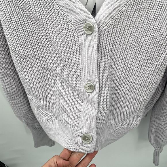 525 AMERICA FOR EVEREVE NWT Brooke Balloon Sleeve Knit Cardigan // L - Picture 10 of 13